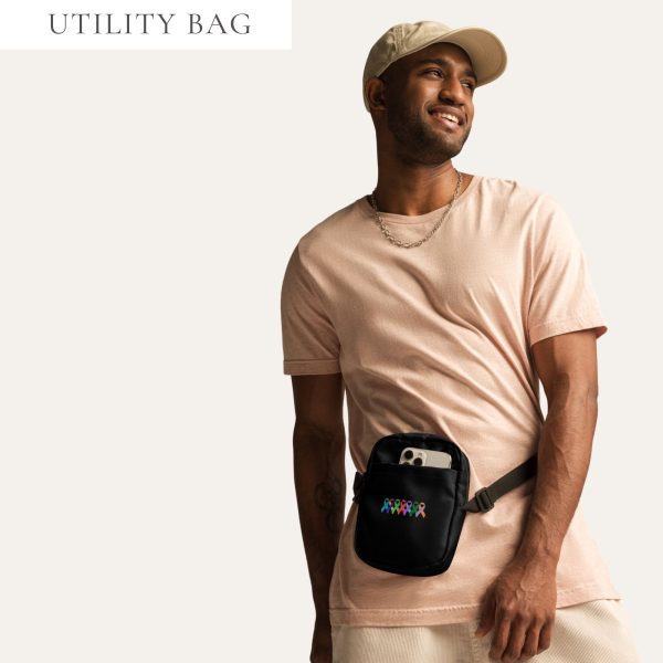 Customizable Multiple Awareness Ribbons Utility Crossbody Bag