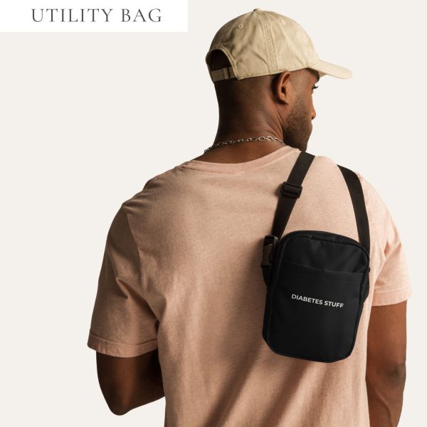 Diabetes Stuff Utility Crossbody Bag