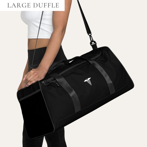 Nurse Emblem In White On Duffle Bag