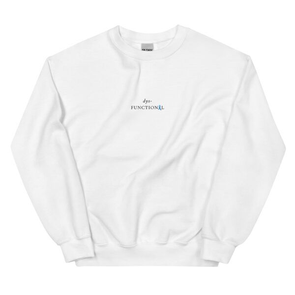 dys-FUNCTIONAL Dysautonomia Podcast Collab Embroidered Crewneck - Image 10