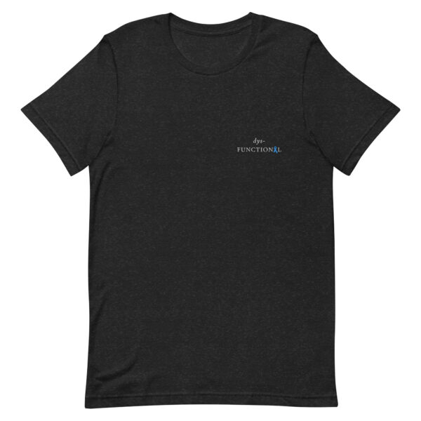 dys-FUNCTIONAL Podcast Collab Embroidered T-Shirt - Image 2