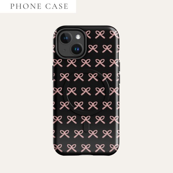 The Chronic Collective Pink Logo Patterned MagSafe® Tough Case For iPhone® In Black