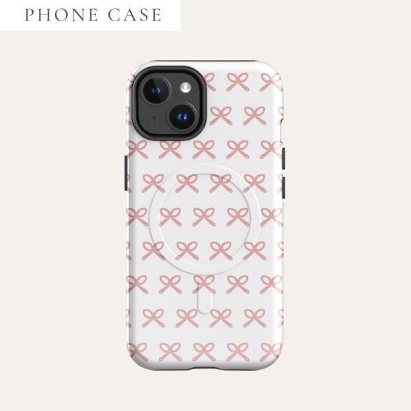 The Chronic Collective Pink Logo Patterned MagSafe® Tough Case For iPhone® In White